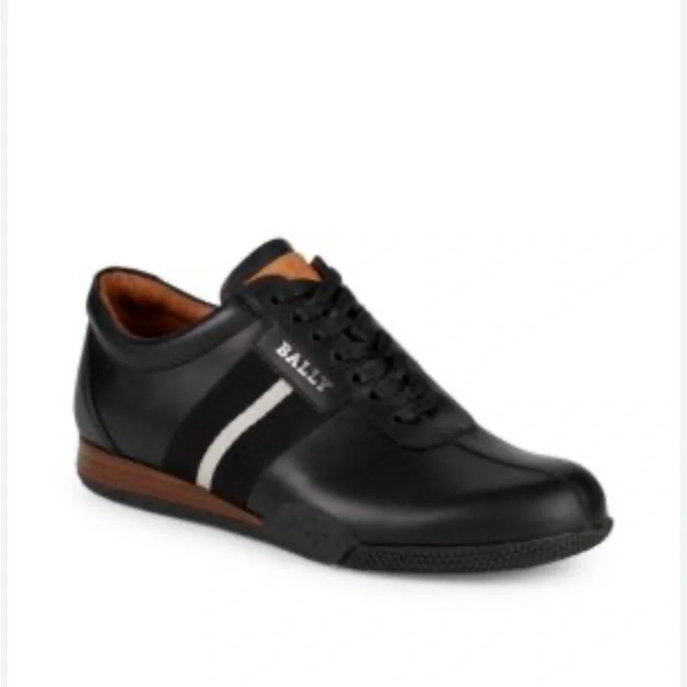 Bally Francesca Sneakers Leather Black 7.5